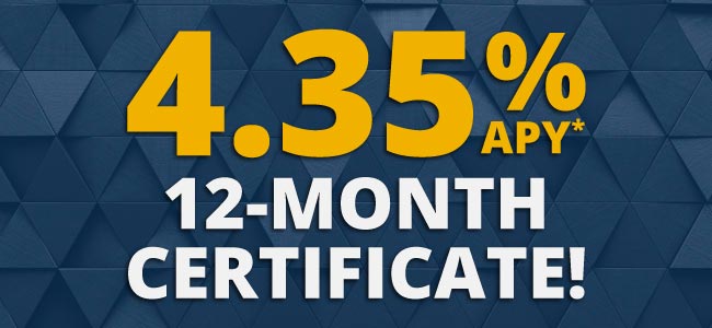 4.85% Certificate Promo tile