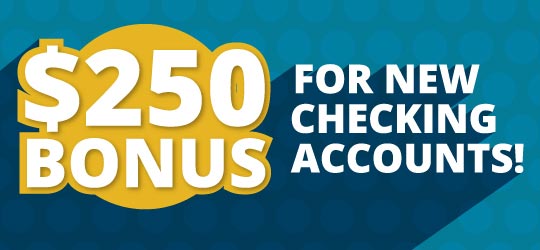 $250 Checking Promo tile