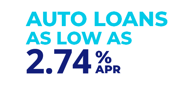 Auto Loans as Low as 2.74%