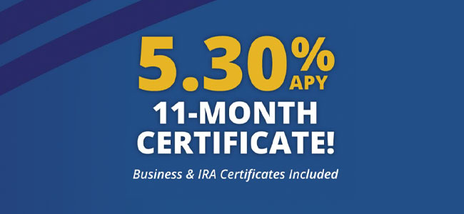 5.25% Certificate Promo tile