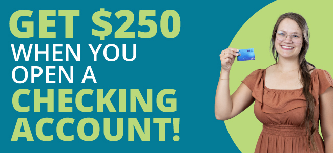$250 Checking Promo tile