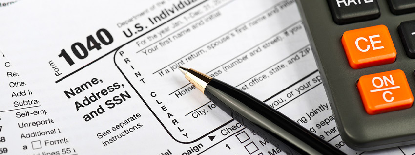 1040 Tax return and calculator