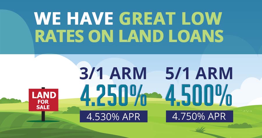 Graphic of sky and land sale sign