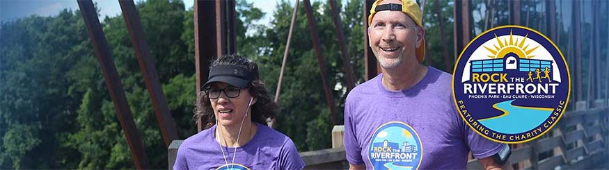 Runners running at Rock the Riverfront