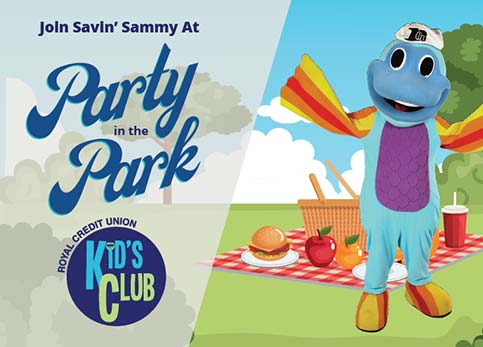 Savin Sammy event postcard