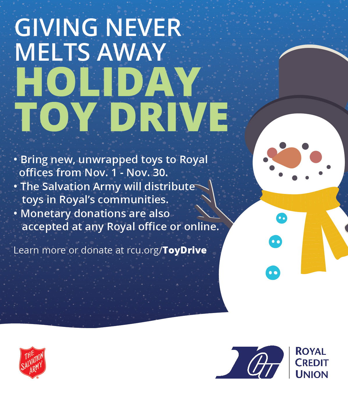 Giving Never Melts Away Logo