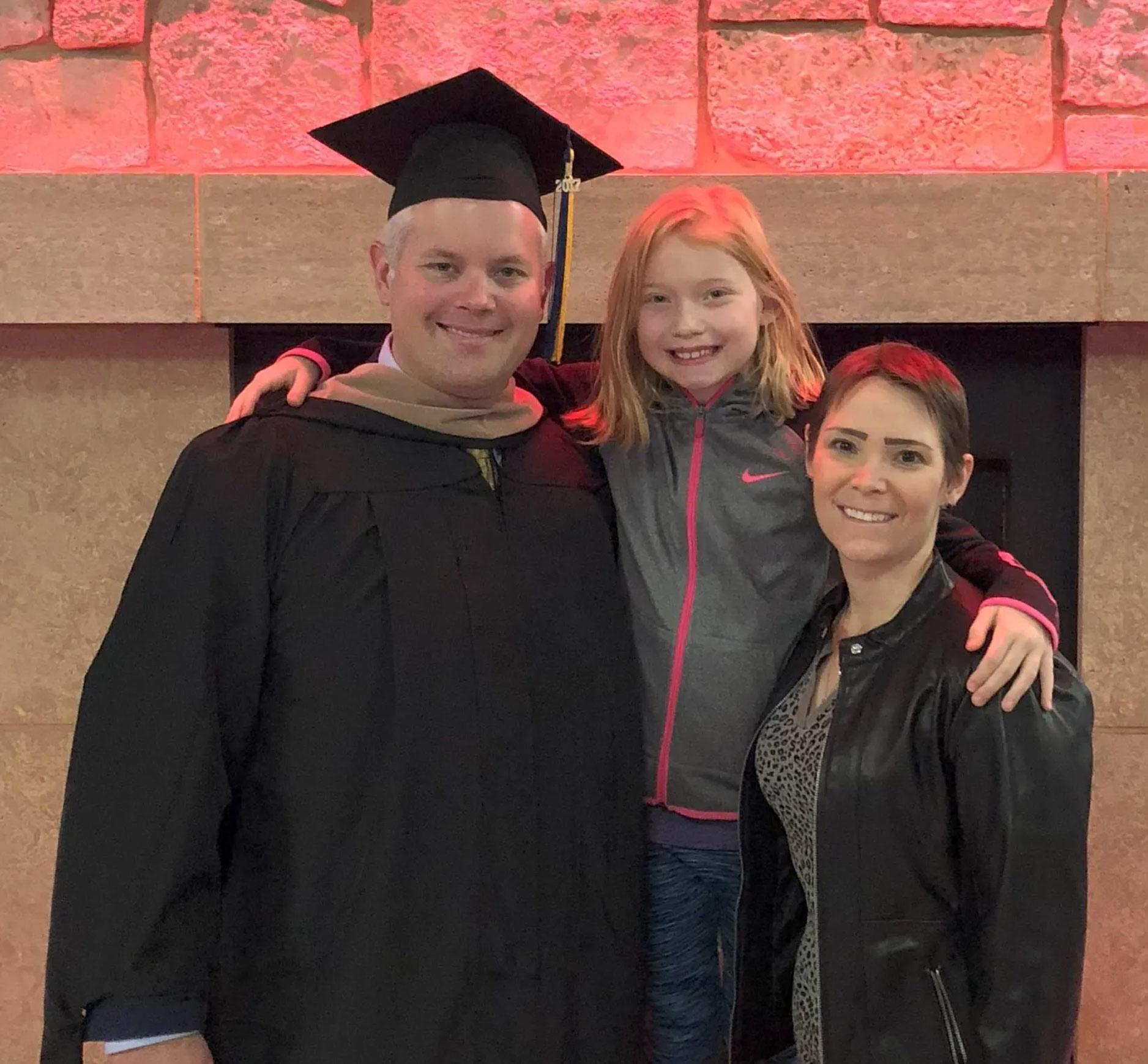 Photo of Brandon and family