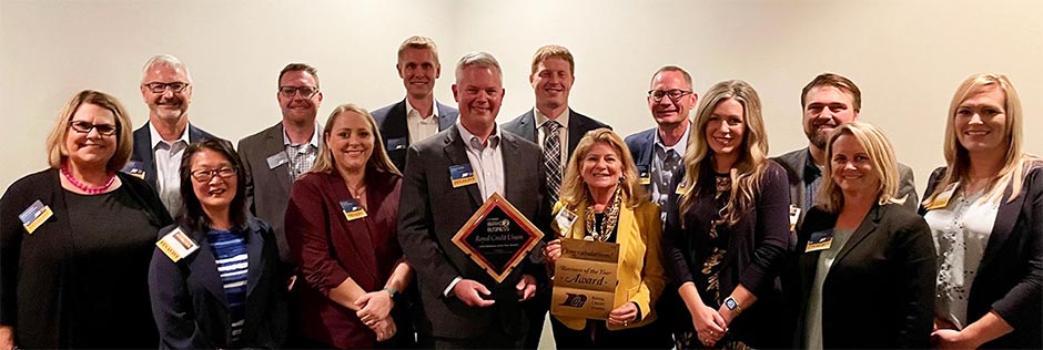 Photo of RCU team receiving award