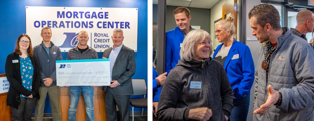 Photo of folks at the new Mortgage Operations Center