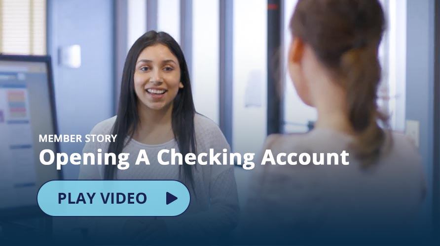 Woman and a team member opening an account