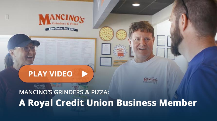 Mancino's team working together with an RCU Business person