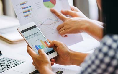 Business growth chart