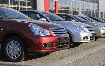 used car lot