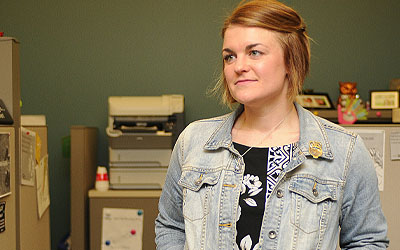 woman in office