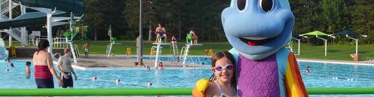 saving sammy at pool
