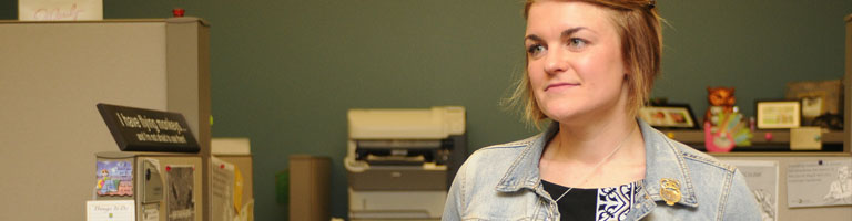 woman in office
