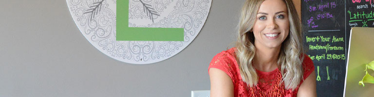young woman in store