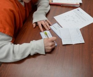 Photo of an inmate in jail