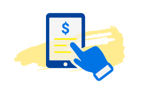 Mobile banking icon