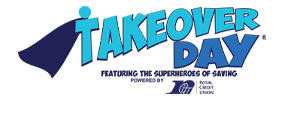 Takeover Day Featuring The Superheroes Of Saving Logo