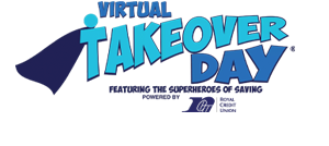 Virtual Takeover Day® Featuring The Superheroes Of Saving® Logo