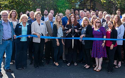 Photo of ribbon cutting ceremony