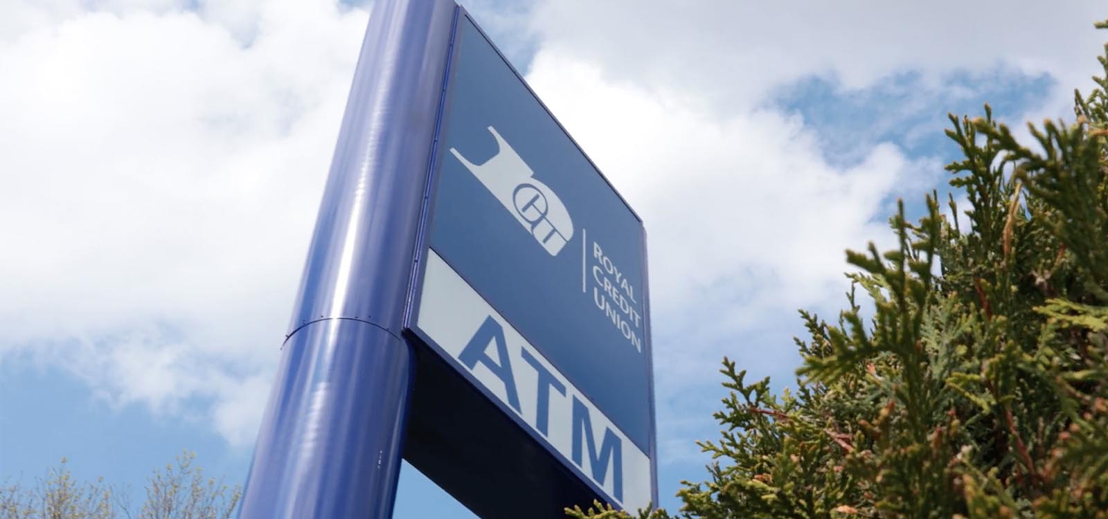 Image of a Royal Credit Union sign