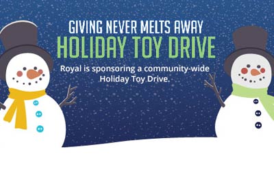 Giving never melts logo