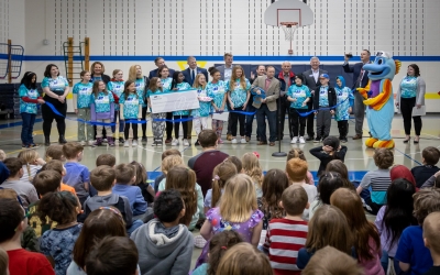 Photo of team at Manz School
