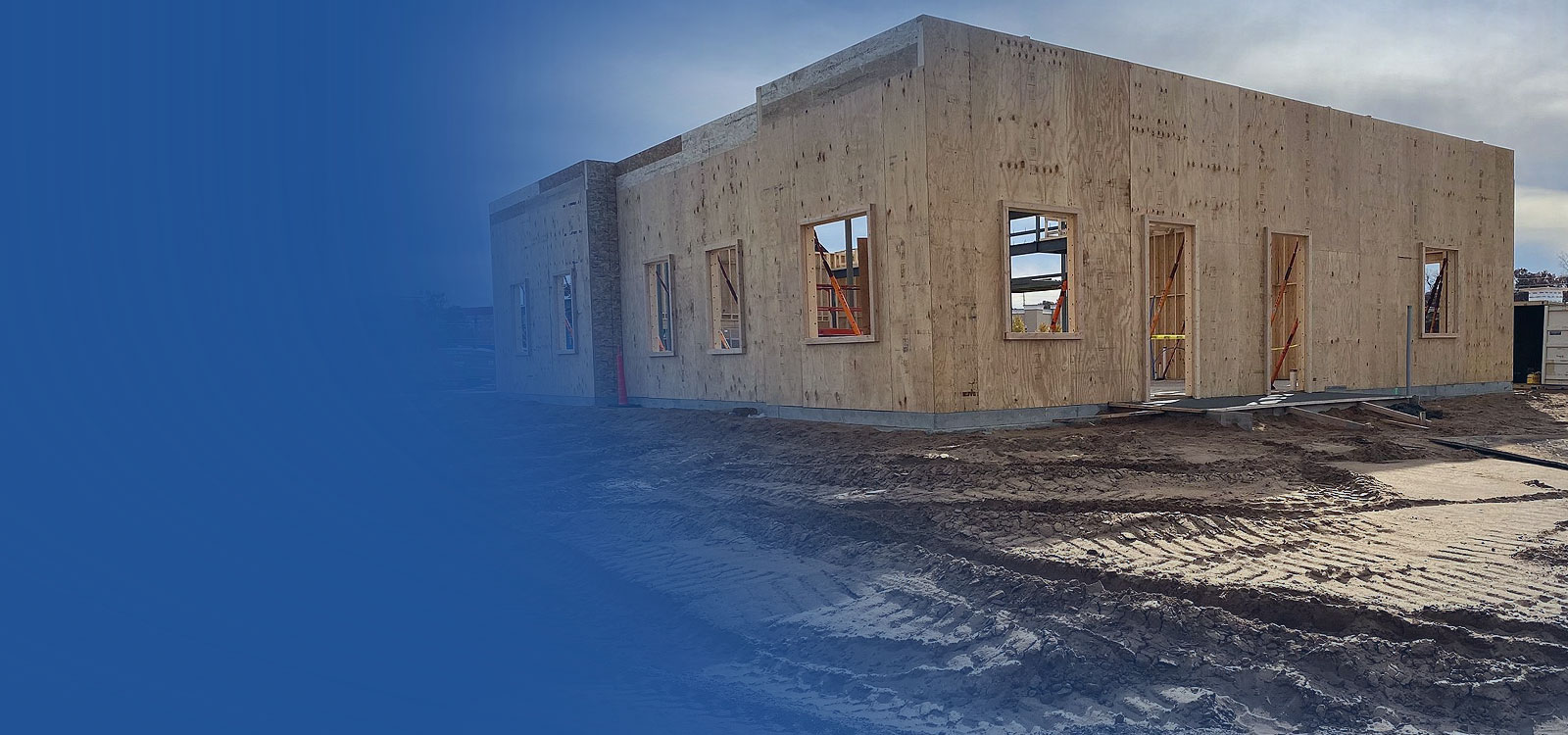 Photo of a new building under construction