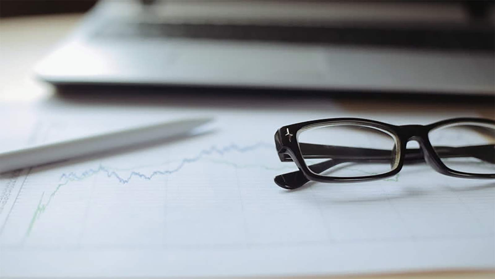 Close up of a pair of glasses