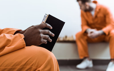 Inmates in a correctional facility