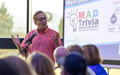 Speaker at MAD Trivia event
