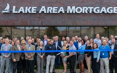 Photo of team at the ribbon cutting