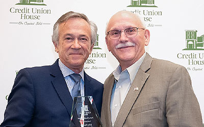 John Sackett and the President of the CU House