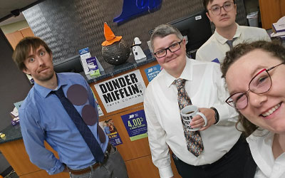 Photo of costumes from an RCU Office