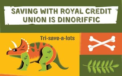 Dinorrific illustration or logo