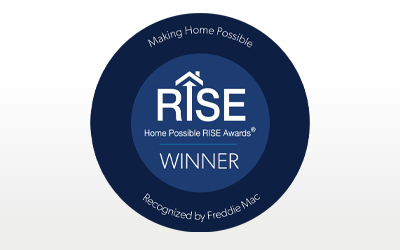 Logo of 2026 Freddie Mac Home Possible® RISE Award®