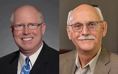 Photo of John Sackett and Bill Blackburn