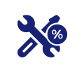 crossed hammer and wrench icon