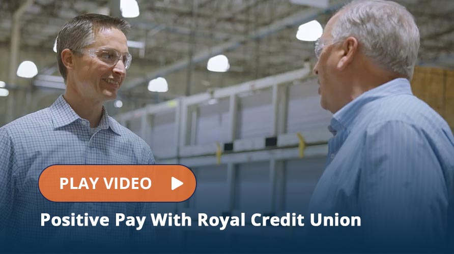 RCU Member working with owners of a business