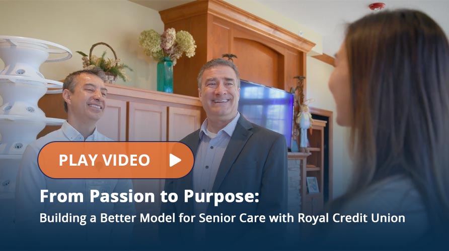 RCU Member working with owners of a senior housing business