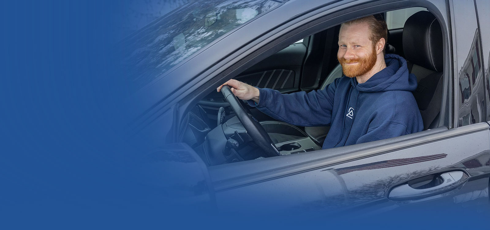 Member sitting in a car he got a loan for with RCU