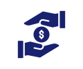 hand with money icon