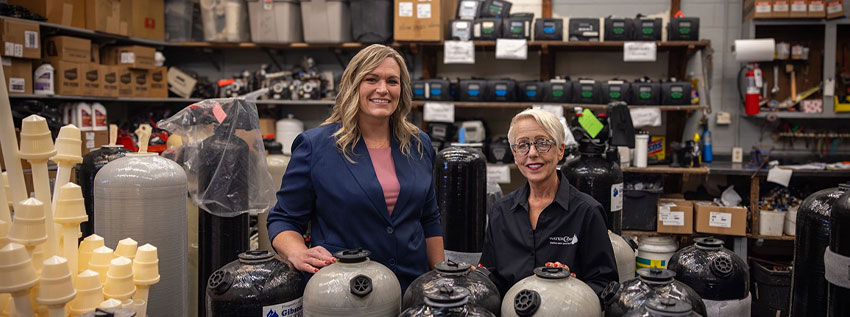 RCU Treasury Team Member with GM of Gibson's