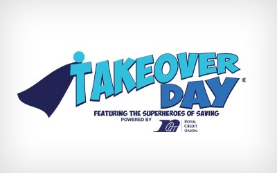 Takeover Day Featuring The Superheroes Of Saving logo