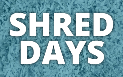Shred days graphic