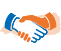 Icon of people shaking hands